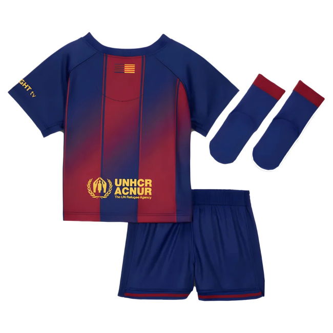 Authentic 2025-2026 Barcelona La Liga Home Kit (Baby)