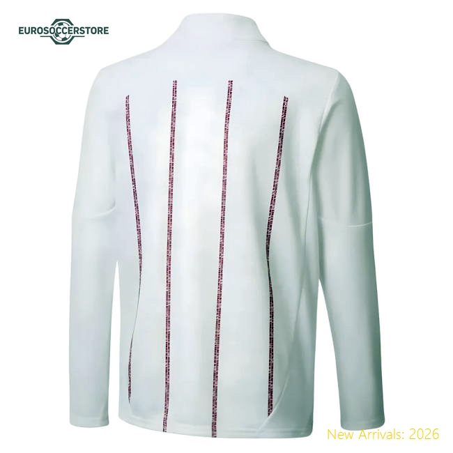 2024-2025 Man City Prematch 1/4 Zip Top (White) - Kids