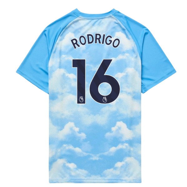 [LLS] 2026-2027 Man City Warm Up Jersey (Icy Blue) - Kids (Rodrigo 16)