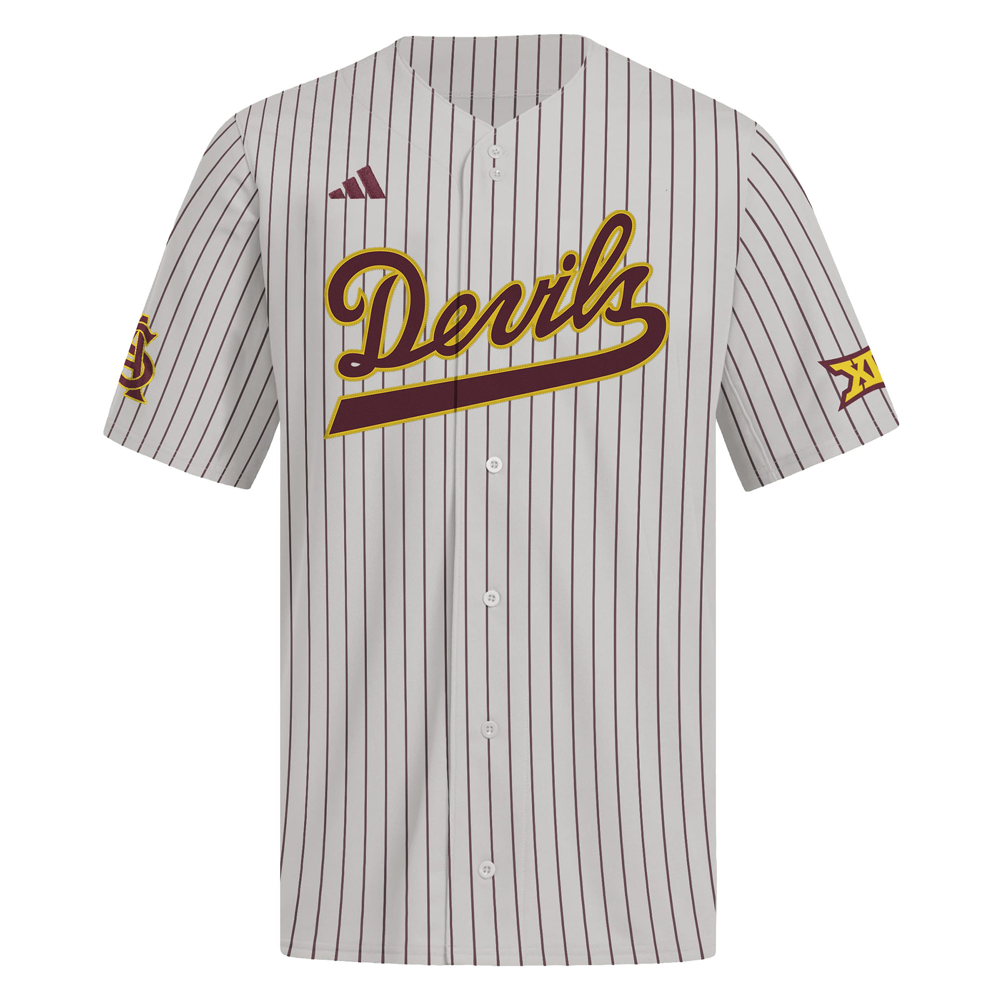 [DDG] Arizona State Sun Devils Alternate Replica Baseball Jersey - Gray