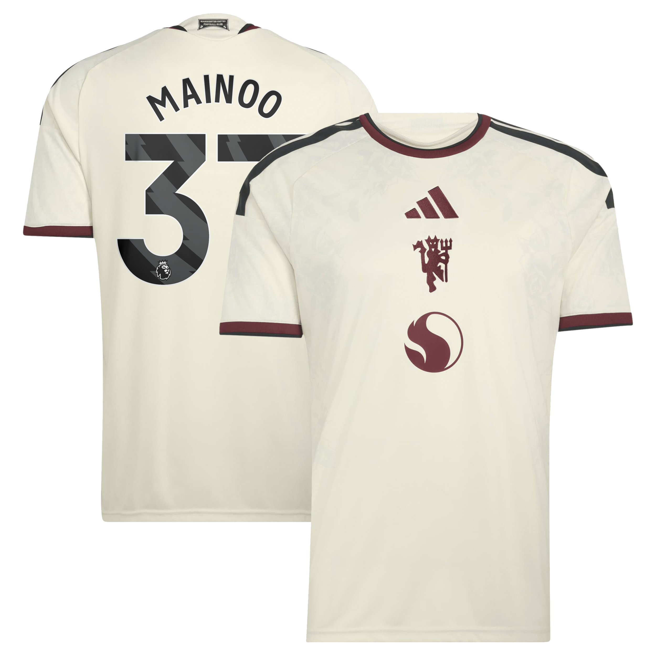 [SJH] Women's Kobbie Mainoo Manchester United 2026/27 Third Replica Jersey - Cream