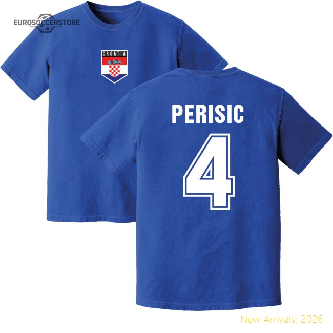 Perisic Croatia Training Game Replica Jersey For Match Days