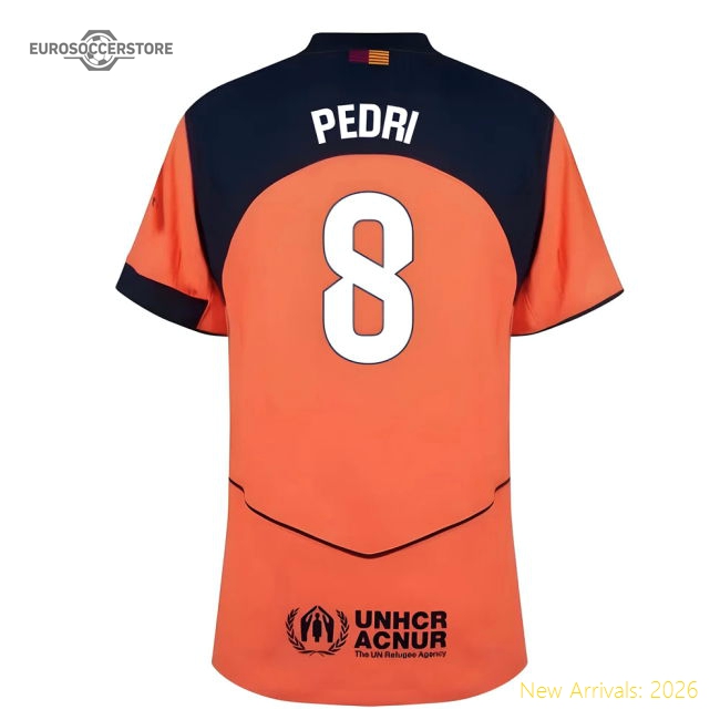 Popular 2025-2026 Barcelona Authentic Third Shirt (Pedri 8)