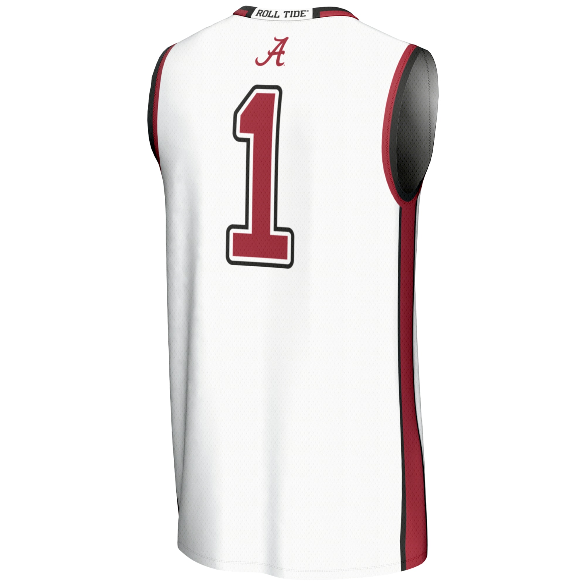 [NJP] Alabama Crimson Tide GameDay Greats Youth Lightweight Basketball Jersey - White