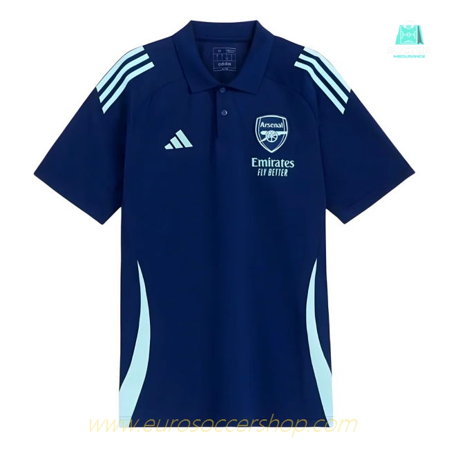 2024-2025 Arsenal Polo Shirt (Night Sky)