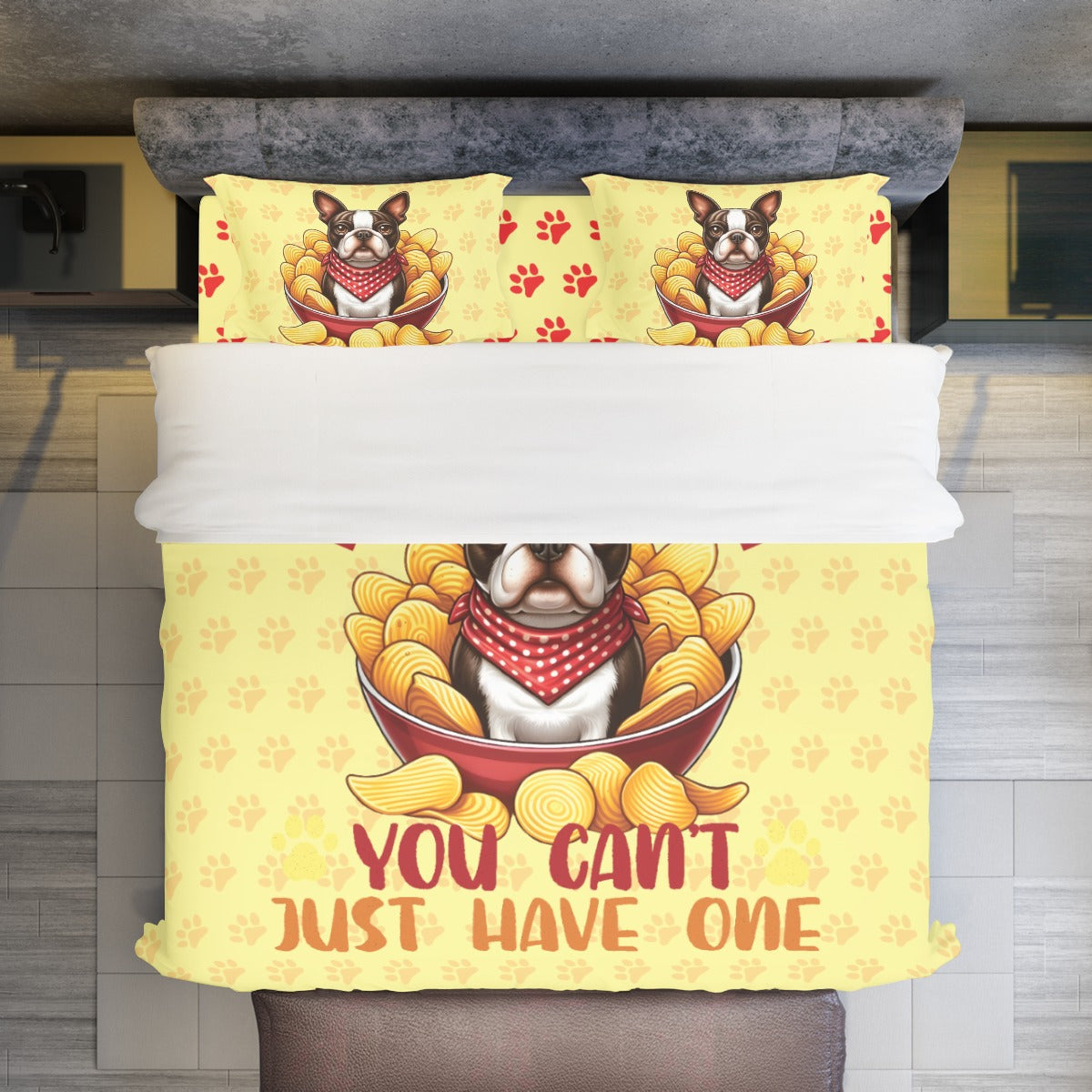 - Frenchie Duvet Cover Set For Boston Terrier Lovers For Frenchie Pups