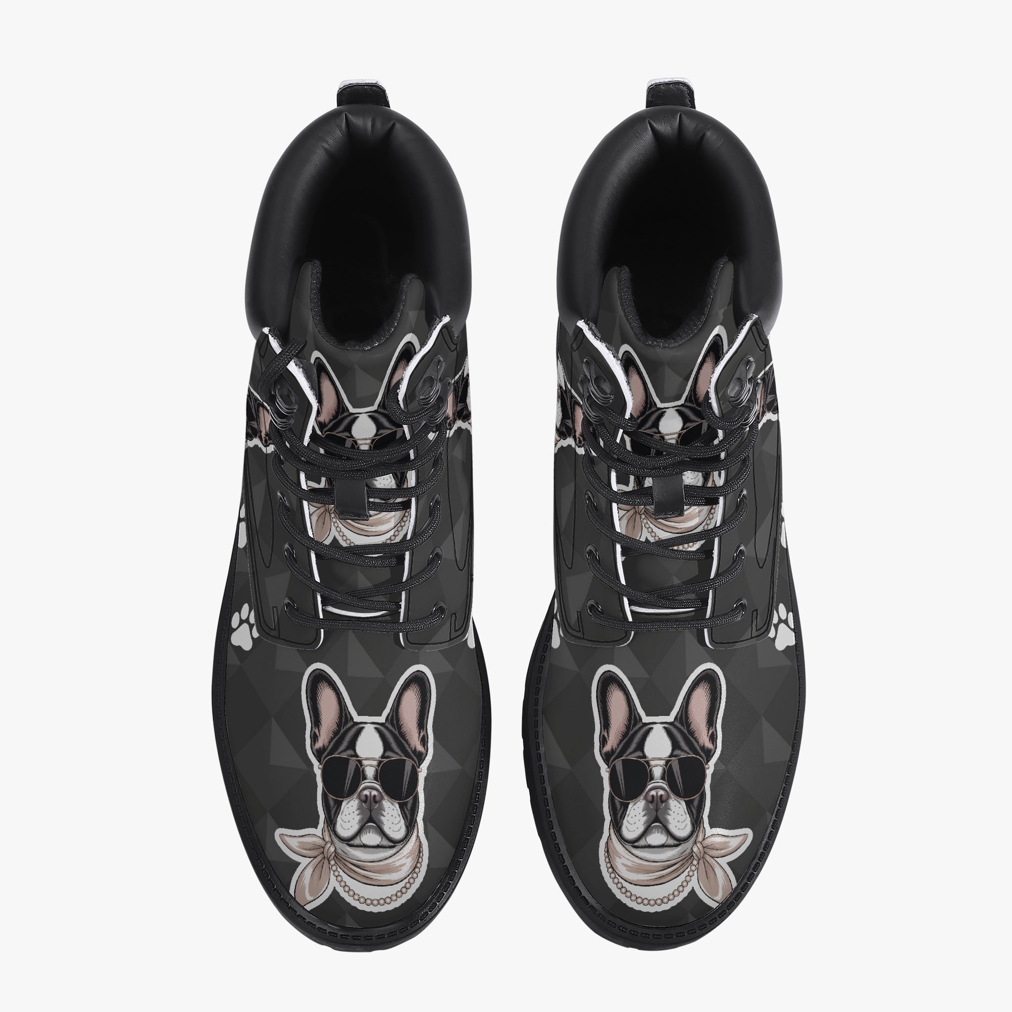 Brooklyn - Premium Casual Leather Boot For Frenchie Fans | Comfy Fit