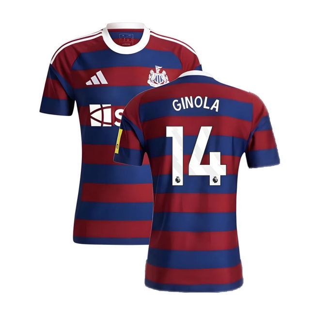2024-2025 Newcastle Away Authentic Jersey Trendy Quick-Dry Ginola#894