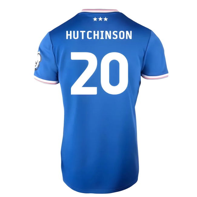 Women's 2025-2026 Ipswich Town Home Shirt (Hutchinson 20)