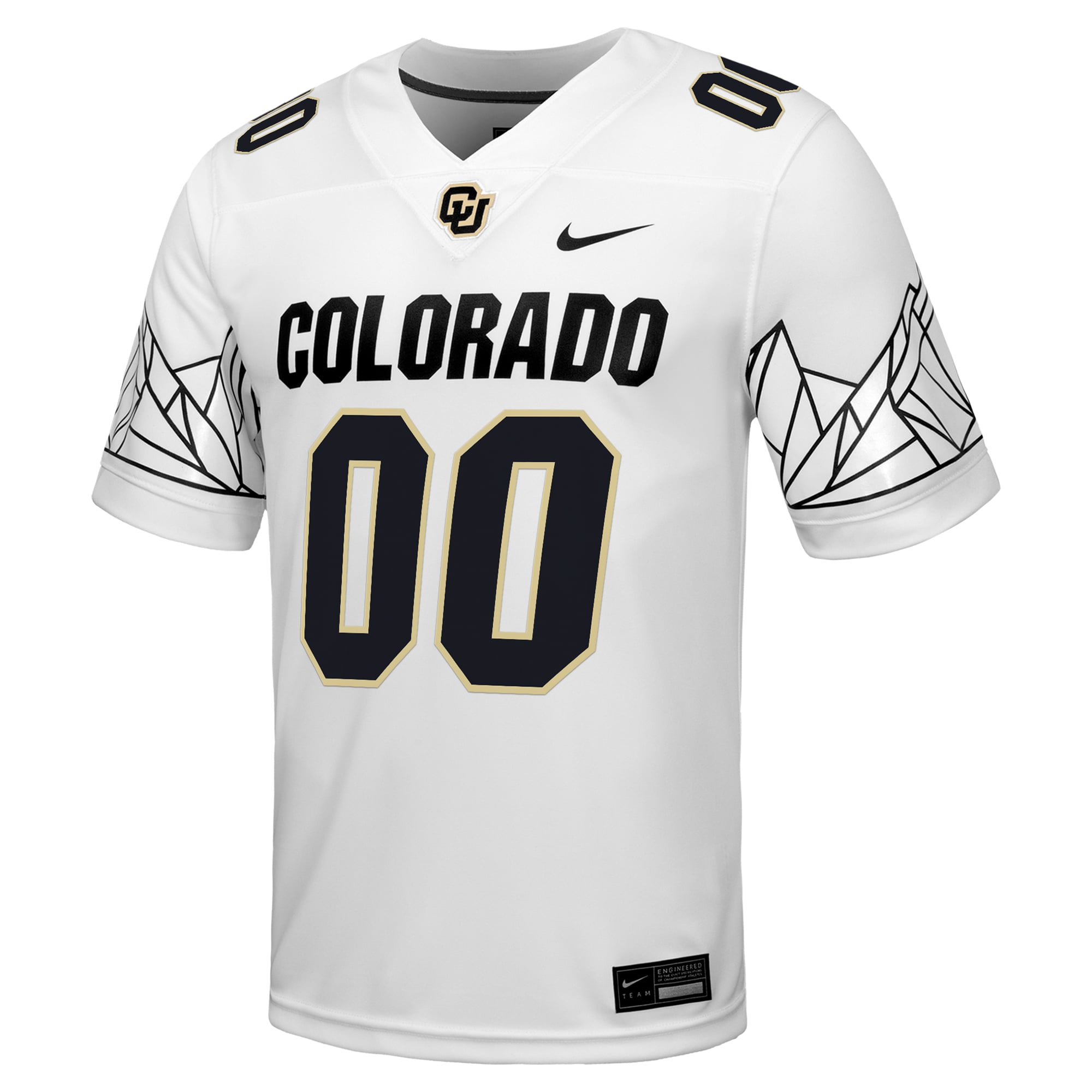 Colorado Buffaloes Nike Custom Football Game Jersey - White