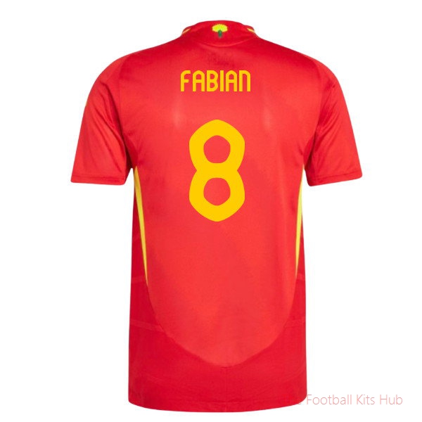 2024-2025 Spain Authentic Home Shirt (Fabian 8)
