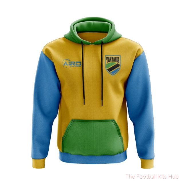 Tanzania Concept Country Football Hoody (Yellow)