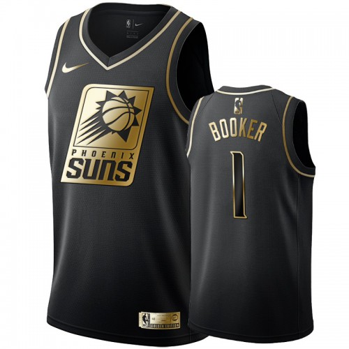 Black Nike Devin Booker #1 Suns Jersey - Fabric Basketball Jersey