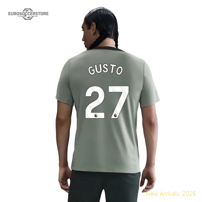 2025-2026 Chelsea Strike Training Shirt (Jade Green) (Gusto 27)