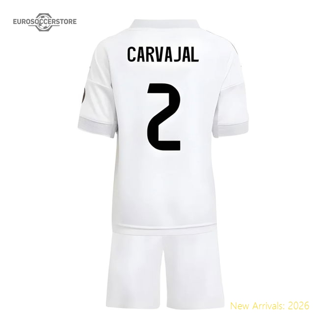 Kid-approved Football Team Mini Jersey Carvajal 2025-2026 Technology