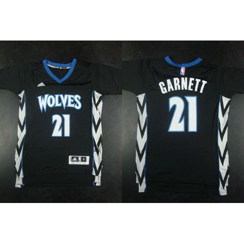 Black LAC Minnesota Timberwolves #21 Replica Jersey Game Day Wear
