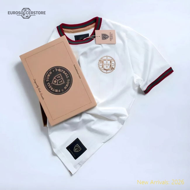 Genuine Vintage Portugal A Selecção White Soccer Jersey