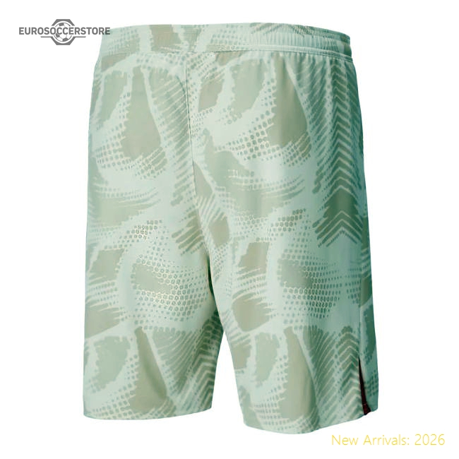 2024-2025 Man City Away Goalkeeper Shorts (Alpine Snow)