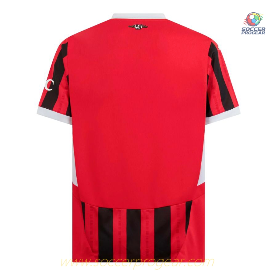 AC Milan Children's Editionren's Home Soccer Football Kit Soccer Team Shirt 2024-25 Edition White