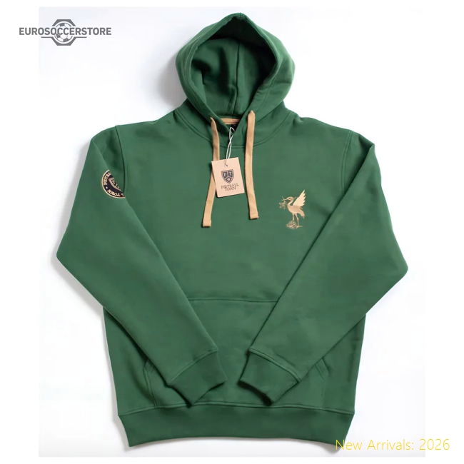 Authentic Liverpool Retro Hoodie The Bird Green - Premium Quality