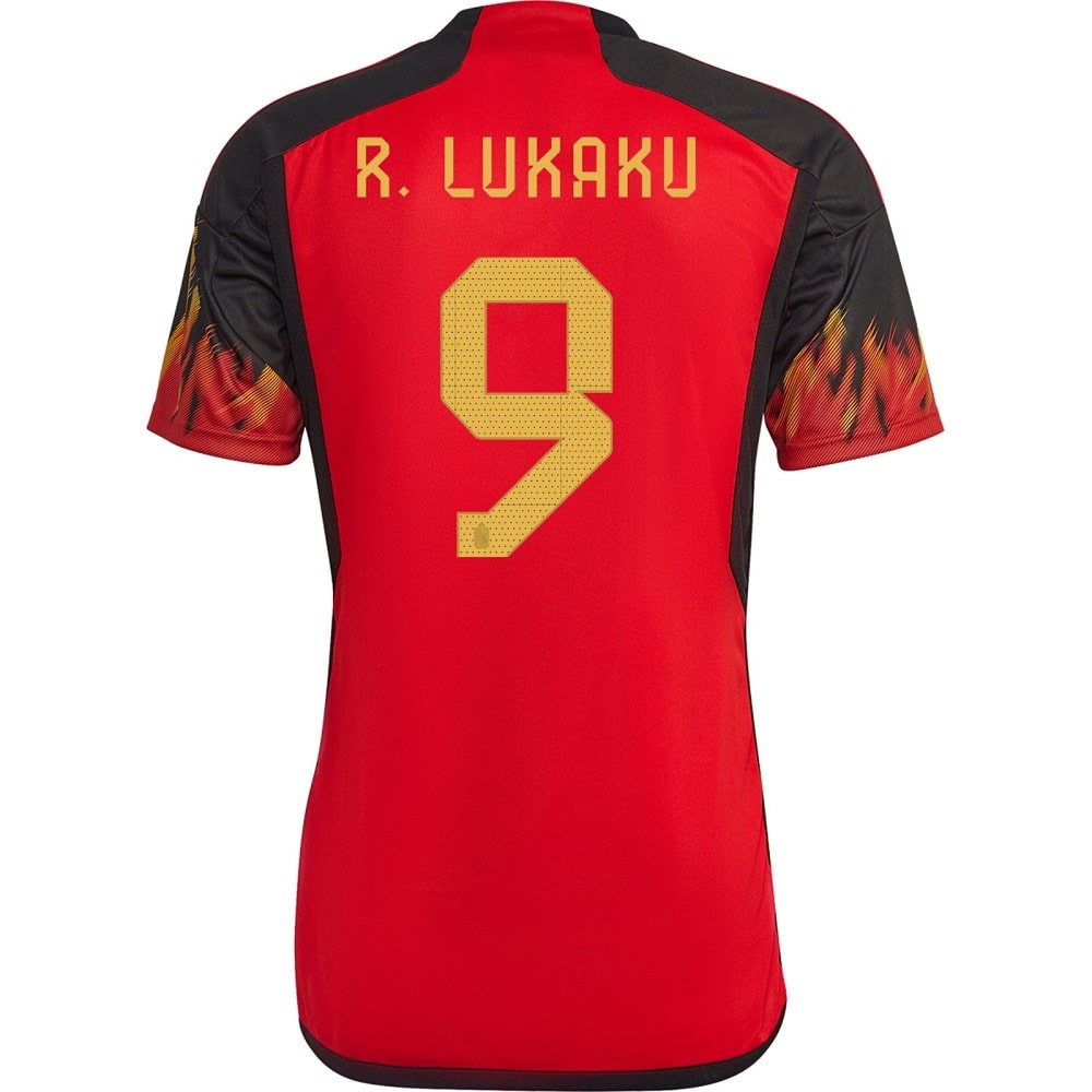 BELGIUM HOME JERSEY WORLD CUP 2022 LUKAKU
