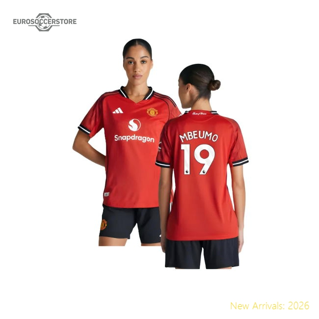 Premium Womens Man Utd Mbeumo Jersey 2025-2026 Smooth Stretchy