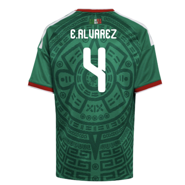 Replica 2026-2027 Mexico Home Kids With Classic Design - Aztec