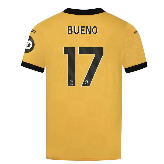 2025-2026 Wolves Home Shirt (Bueno 17) | Durable | Collector's Item