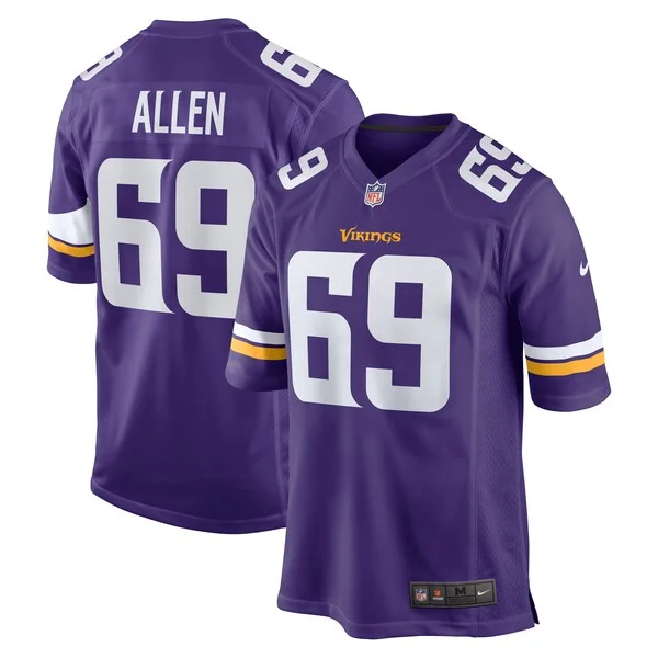 None Game NFL Jersey - Purple | Top-Grade Football Apparel | NFL Footb