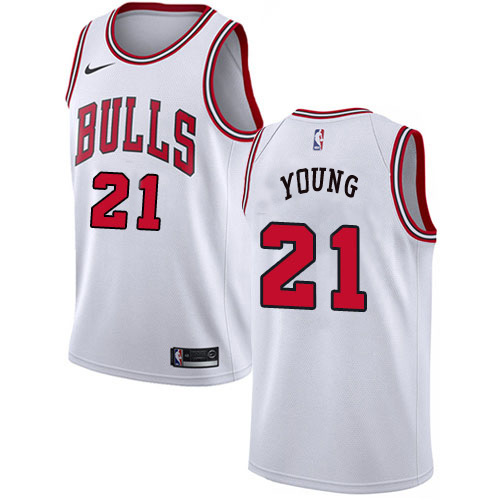 Game-Ready Chicago Bulls Thaddeus #21 NBA Game Jersey Performance