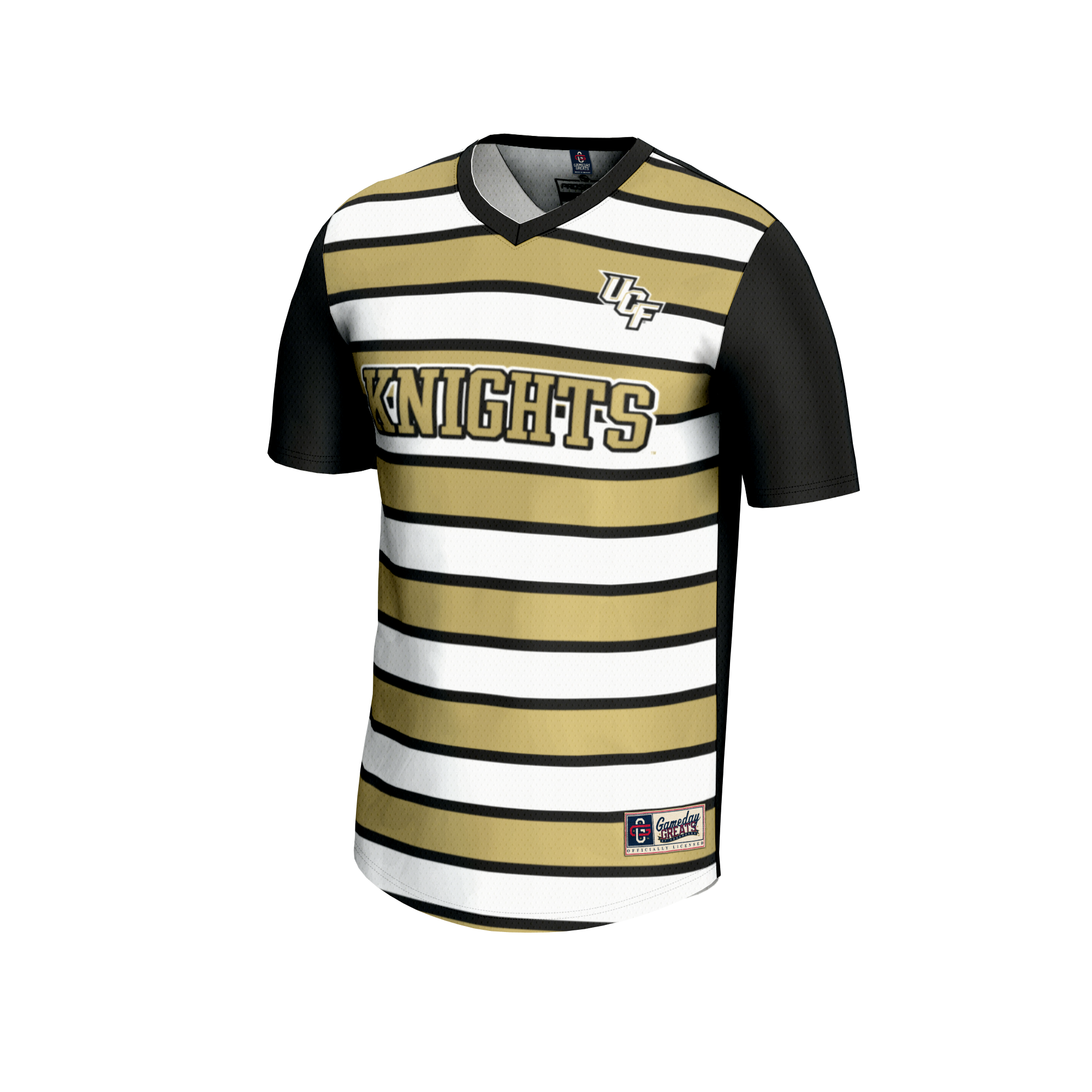 [ESK] UCF Knights GameDay Greats Unisex Lightweight Soccer Fashion Jersey - Black