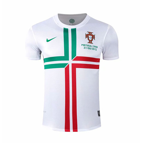 2012 PORTUGAL WHITE RETRO SOCCER SHIRT - Official Replica 4308