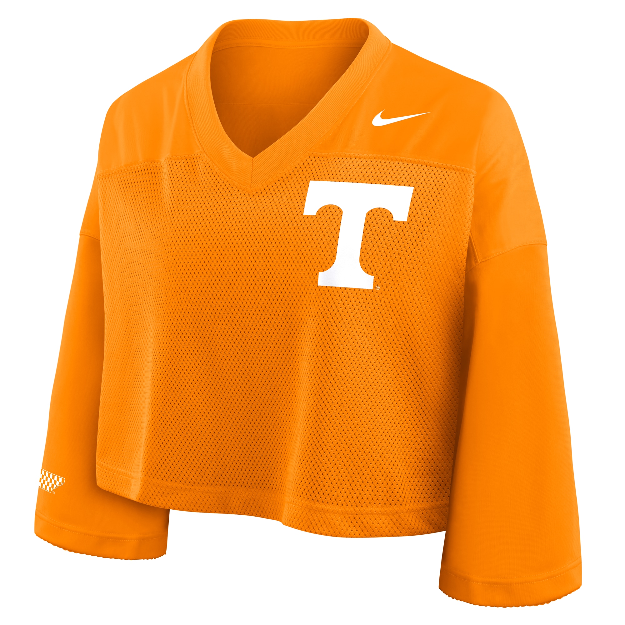 [NJP] Tennessee Volunteers Women's Cropped Mesh Dri-FIT Fashion Jersey - Tennessee Orange