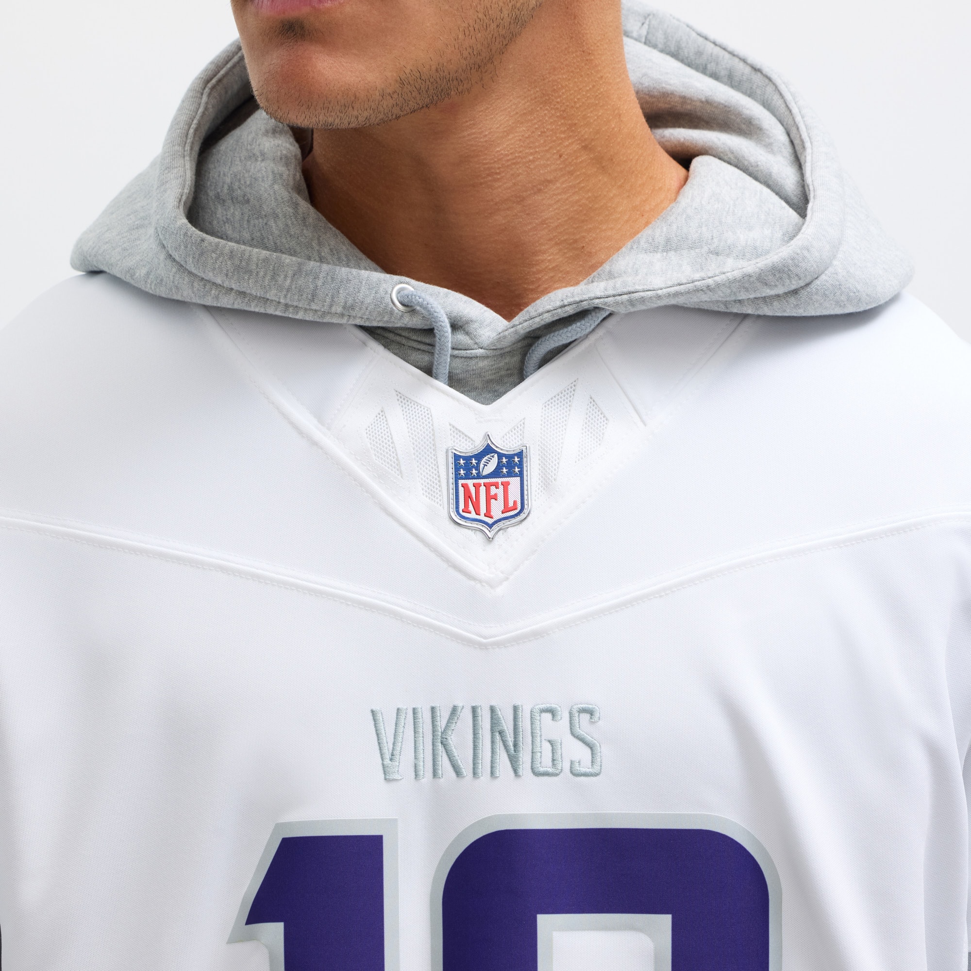 [LK] Justin Jefferson #18 Minnesota Vikings Alternate Vapor F.U.S.E. Limited Jersey - White