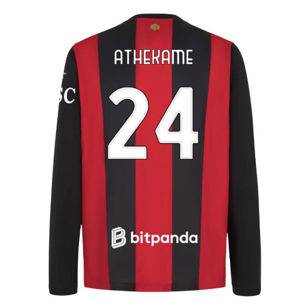 [VFJ] 2026-2027 AC Milan Long Sleeve Home Shirt (Athekame 24)