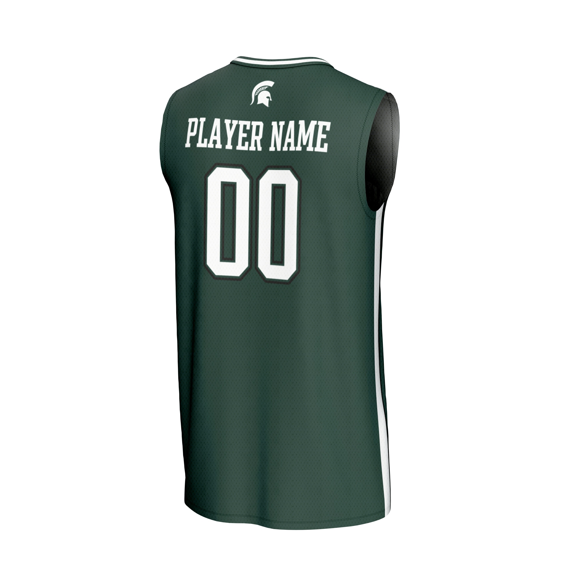 [NJP] Michigan State Spartans GameDay Greats Unisex NIL Pick-A-Player Lightweight Women's Basketball Fashion Jersey - Green