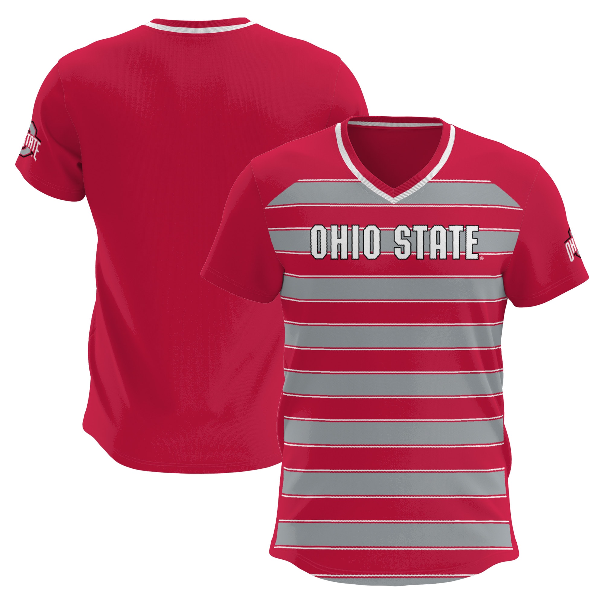[NJP] Ohio State Buckeyes GameDay Greats Youth Lightweight Soccer Jersey - Scarlet