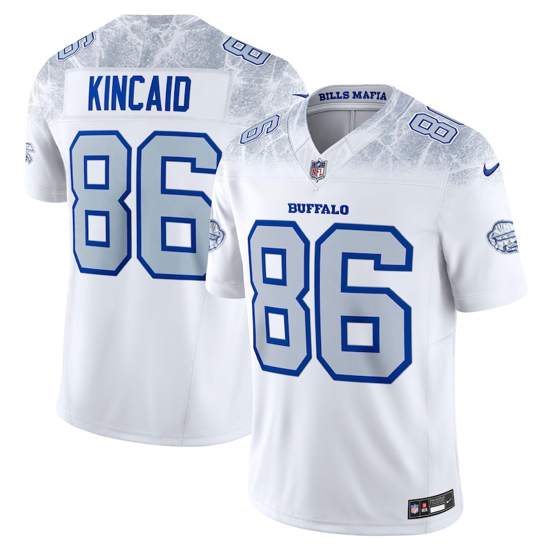 None Dalton Kincaid BUF Bills Retro Top-Grade Jersey Football Apparel