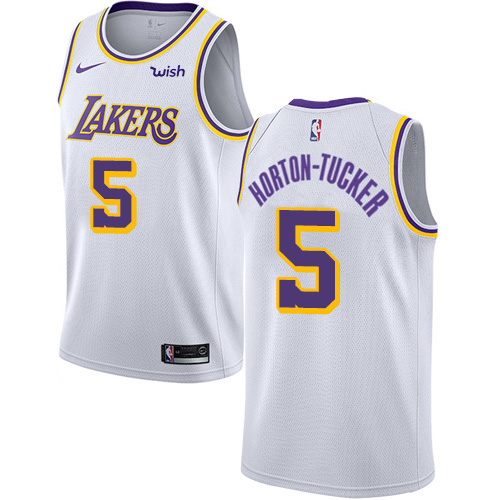 Lakers White Angeles Lakers #5 Nike Jersey - Reasonably Priced