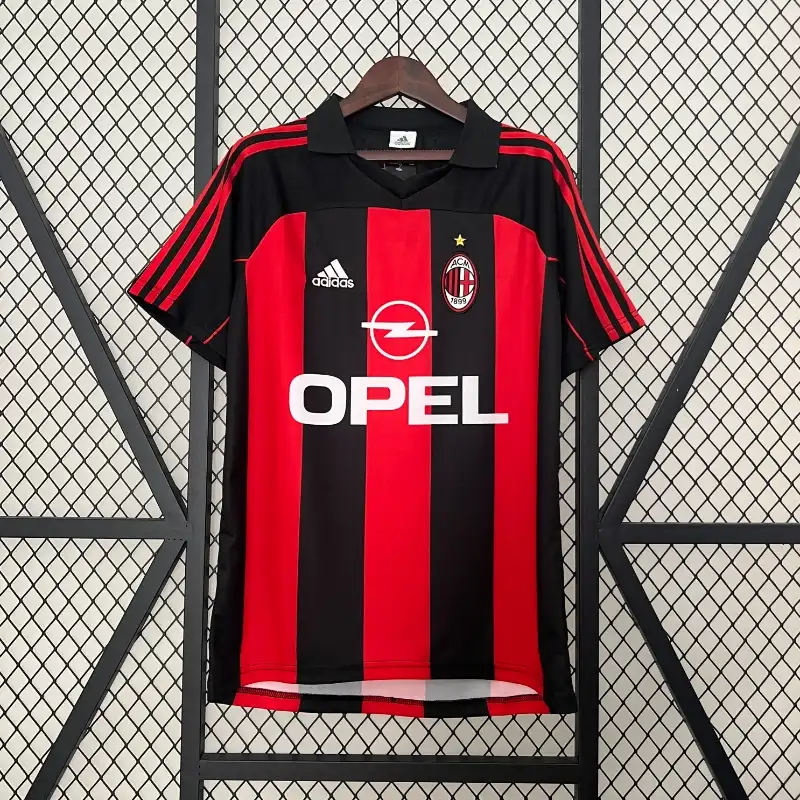 2000-2002 AC Milan Jersey retro kit