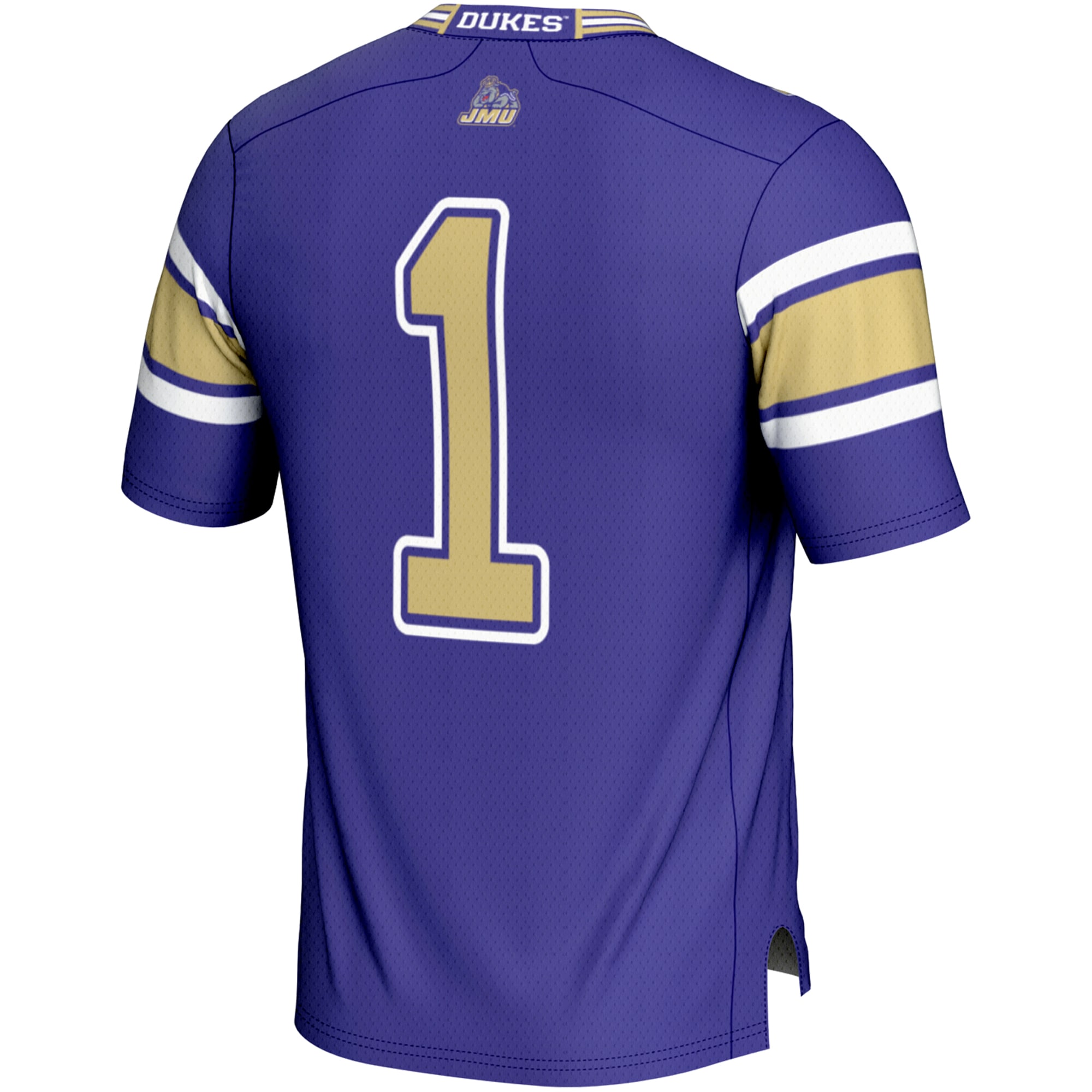 #1 James Madison Dukes GameDay Greats Youth Endzone Football Jersey - Purple