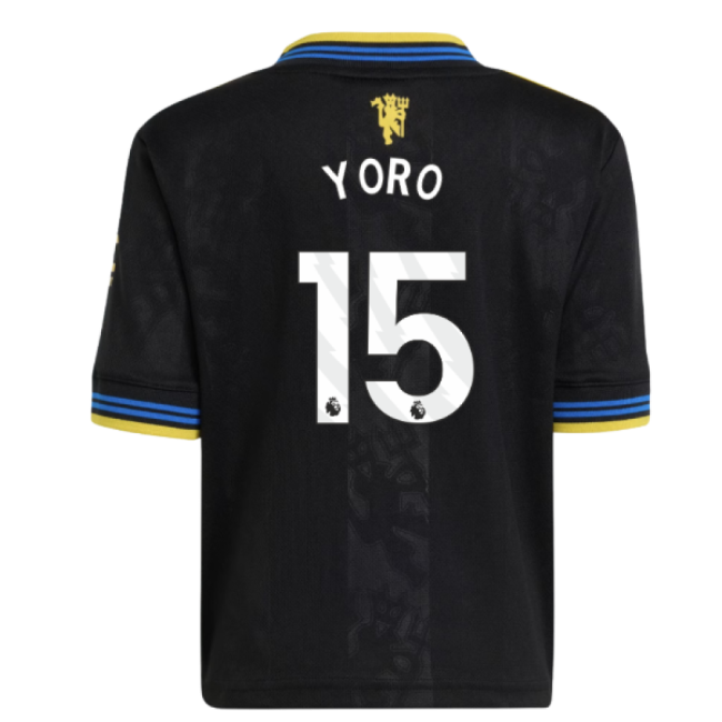 2025-20 Manchester United Third Shirt with Yoro 15 M S