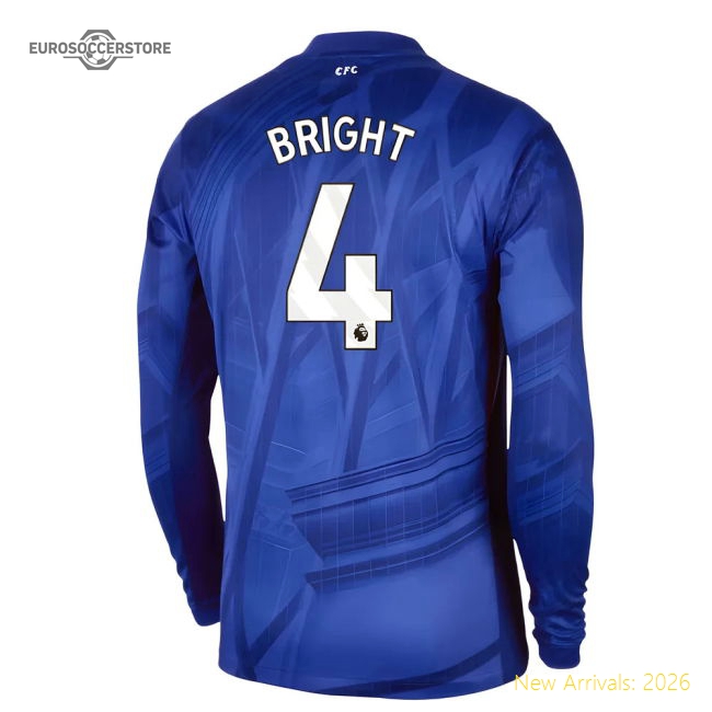Authentic 2025-2026 Chelsea Home Long Sleeve Shirt (bright 4)