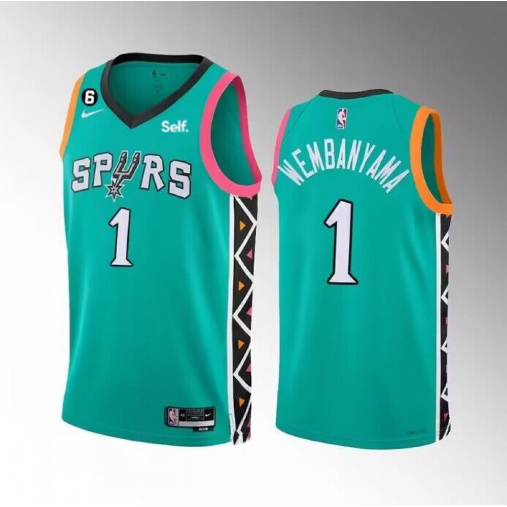 Performance High-Quality Men's SAS #1 Victor None Basketball Jersey