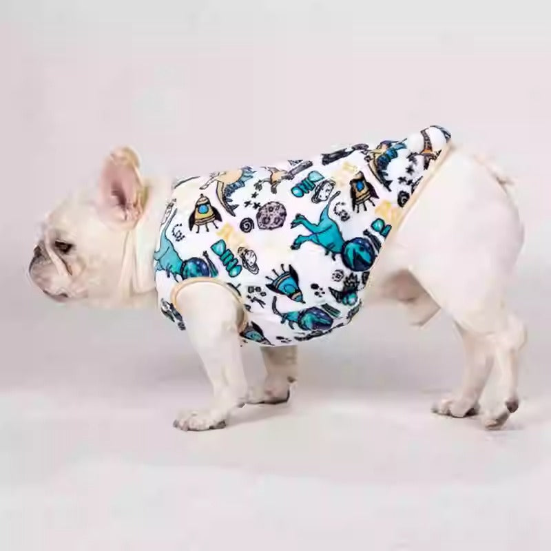 French Bulldog Snuggly Cozy Frenchie Fleece Pullover Thick Winter Pet