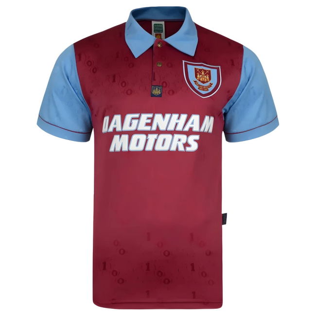 West Ham Retro official style Home Shirt 1995-1996