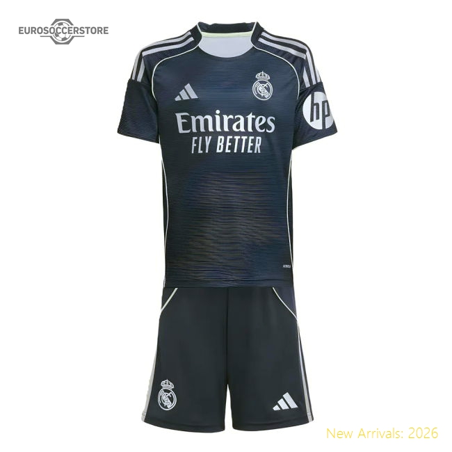 2025-2026 Real Madrid Away Youth Kit