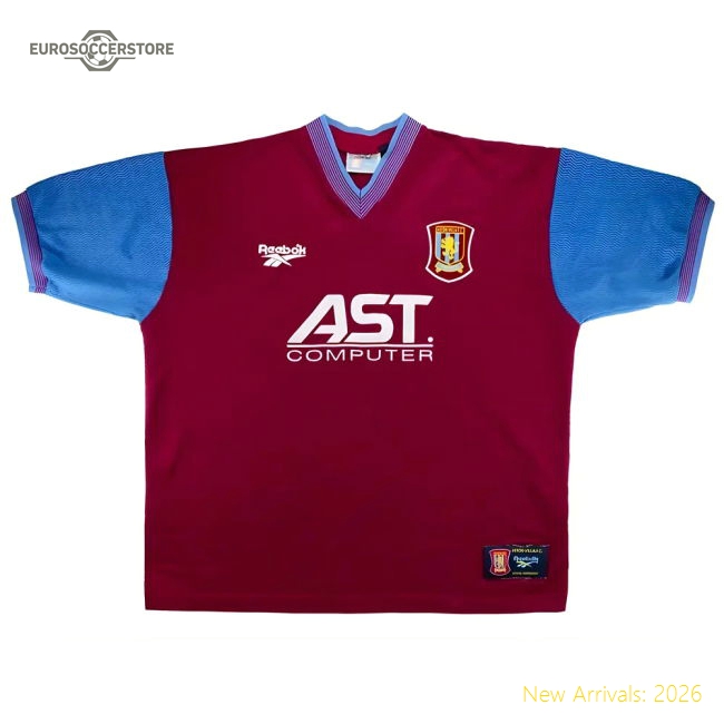 2025-2026 Football Team Kids Aston Villa Jersey Performance Fabric