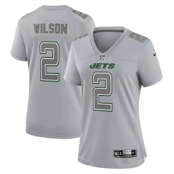 None Zach Wilson Game Jersey - Gray | NFL Player Jersey | NFL Football