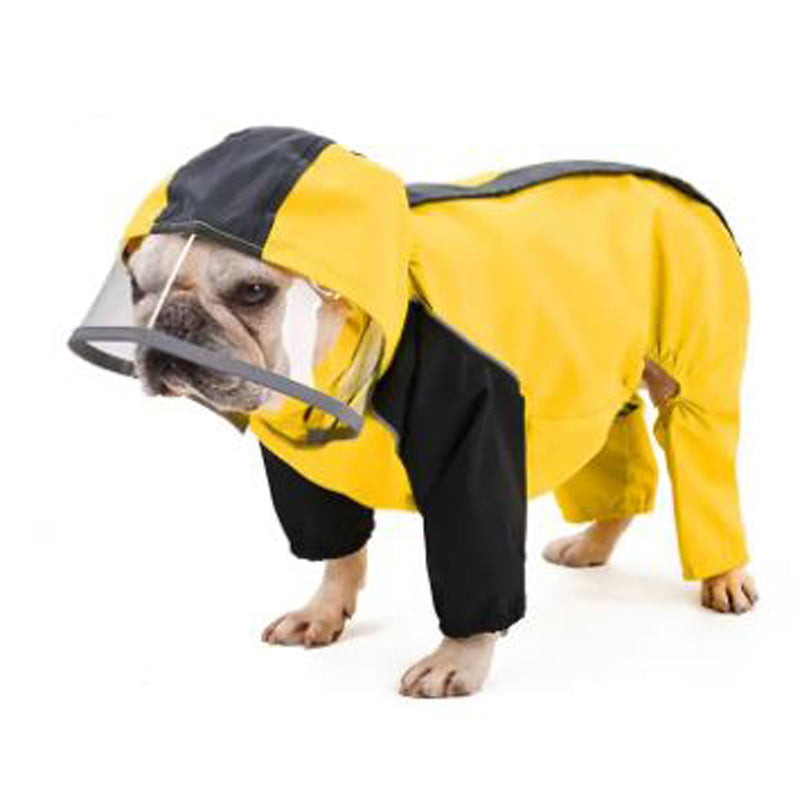 French Bulldog Rainguard Canine Frenchie Waterproof Raincoat Warm Dog Outfit